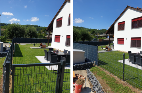 Gartenumgestaltung Abschluss