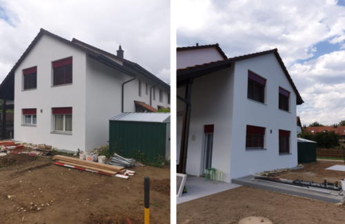 Fertig Stellung Malerarbeiten